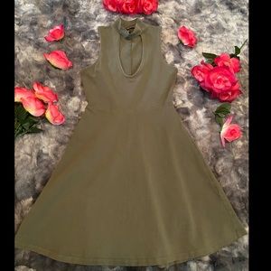 Express Skater dress with cutout